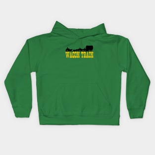 Wagon Train - Logo - 50s/60s Tv Western Kids Hoodie